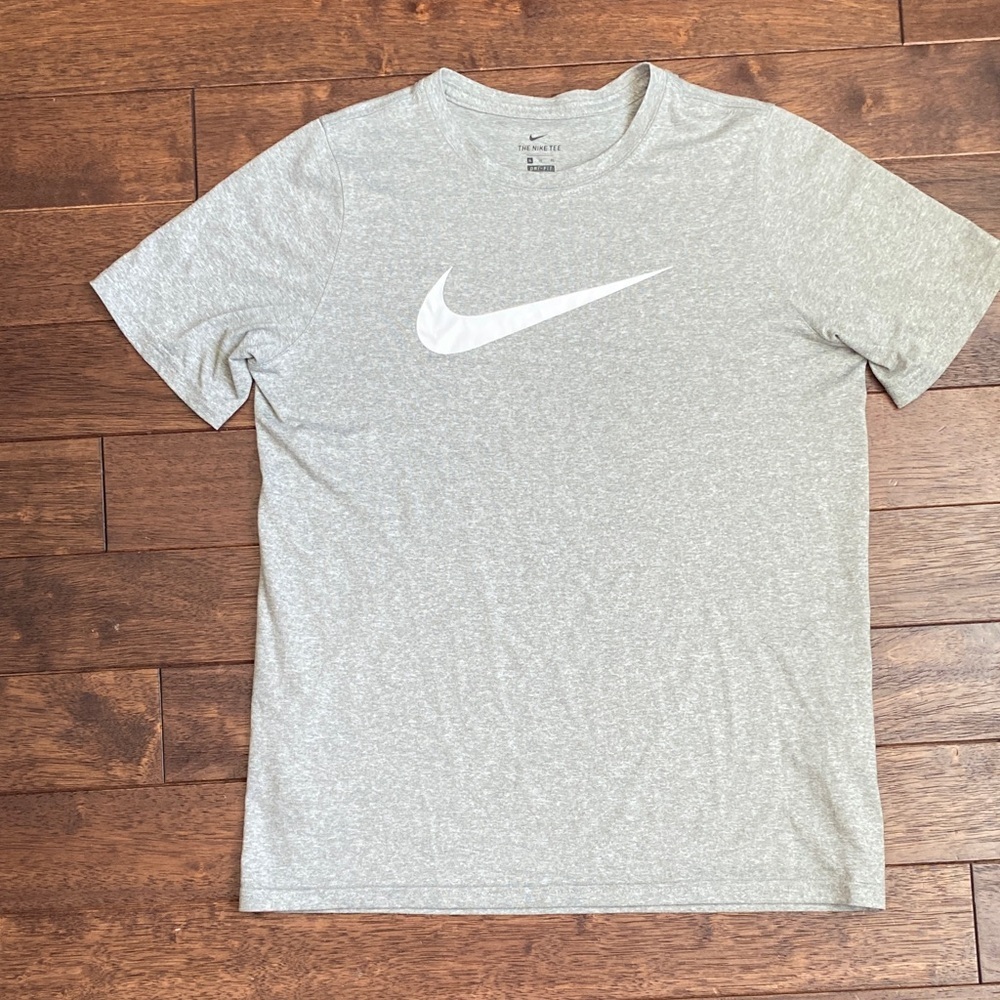 Nike Kids Heather Gray Short Sleeve Tee